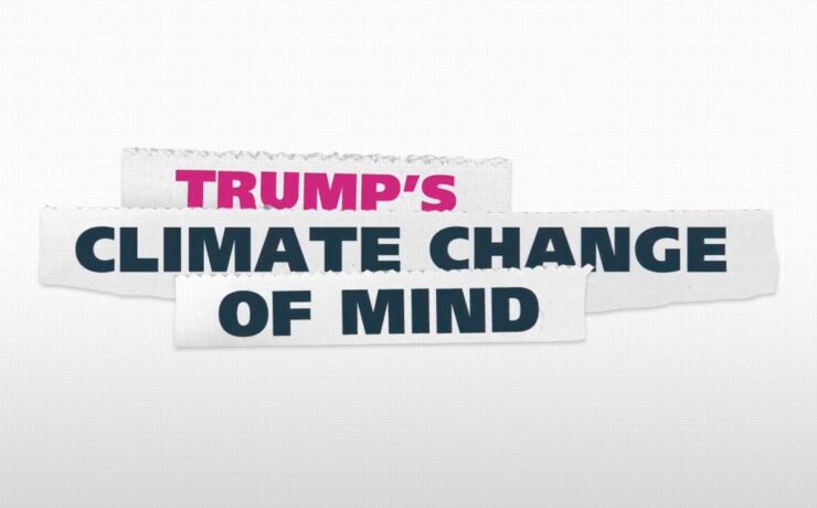 Trump's climate change of mind