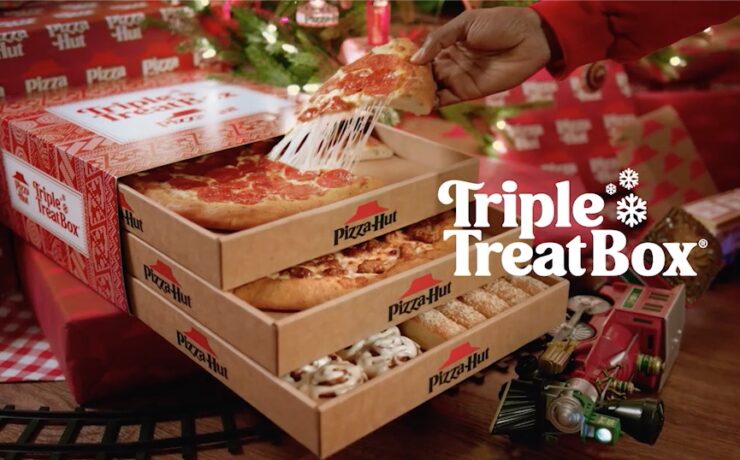 Pizza hut, triple treat box