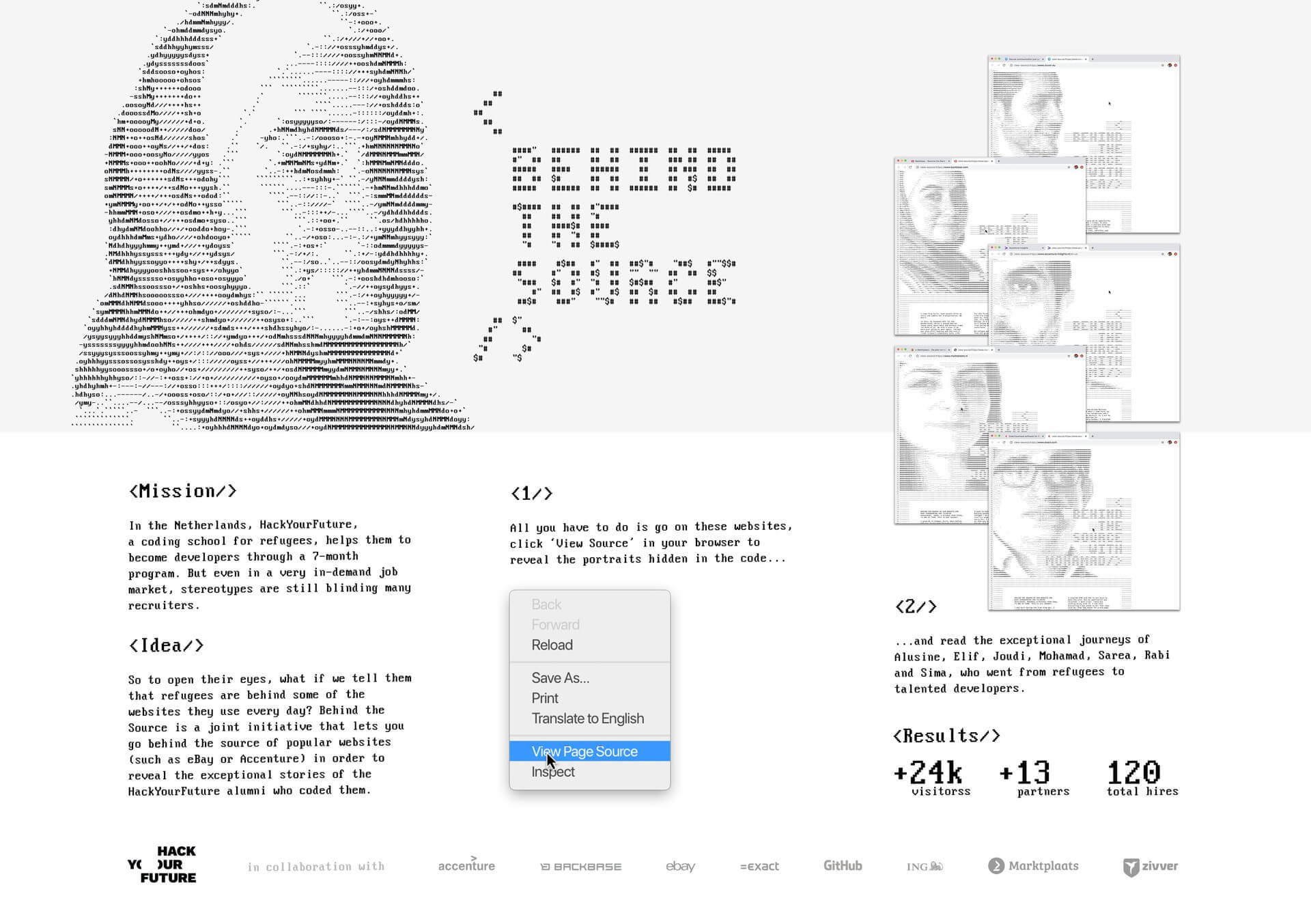 Behind the source by Hack Your Future