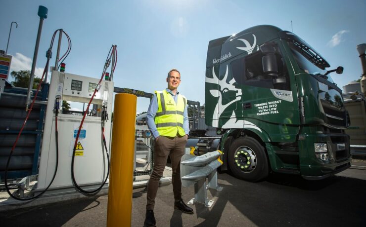 Glenfiddich biogas truck