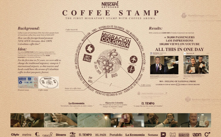 Nescafe Coffee Stamp