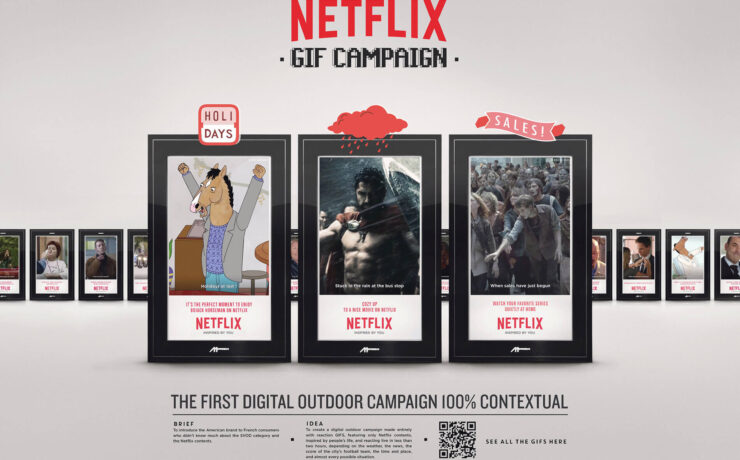 Netflix gif campaign