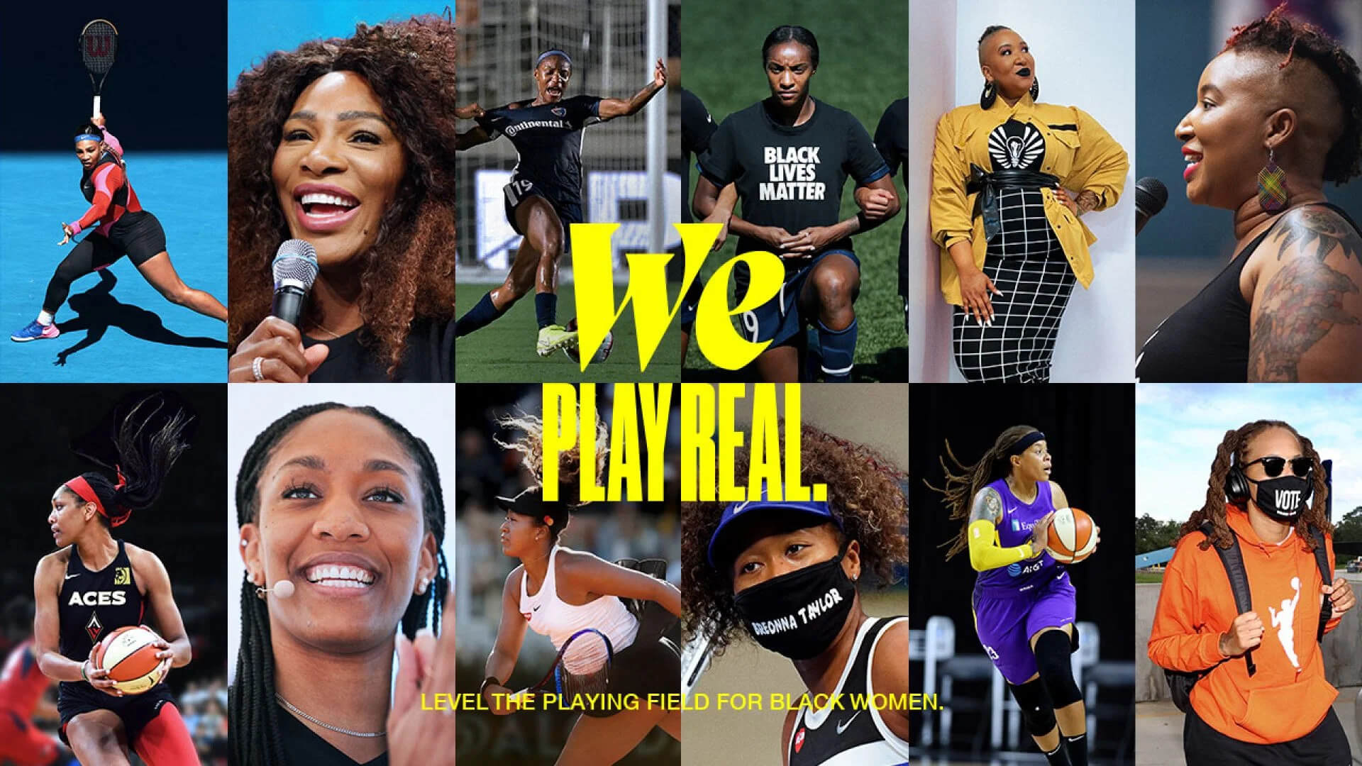 contraste coser salario We Play Real | Nike celebrating Black women in sports