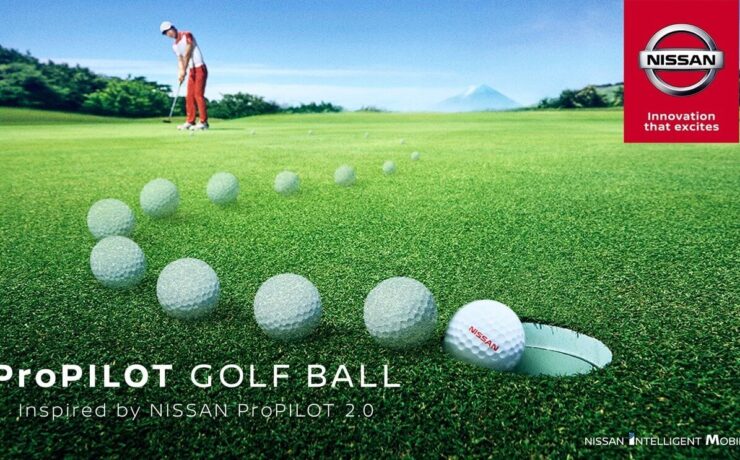 Propilot golf ball by nissan, campaigns of the world