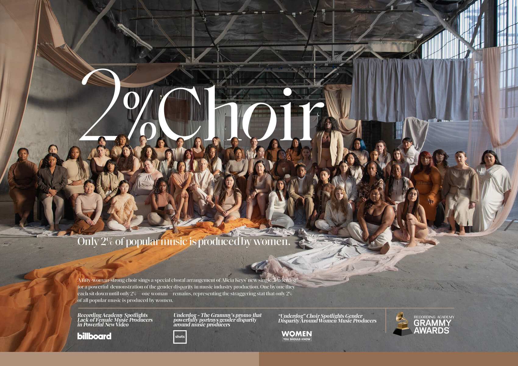The Recording Academy, 2% Choir, Campaigns of the world