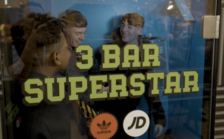 Adidas & jd sports, 3 bar superstar