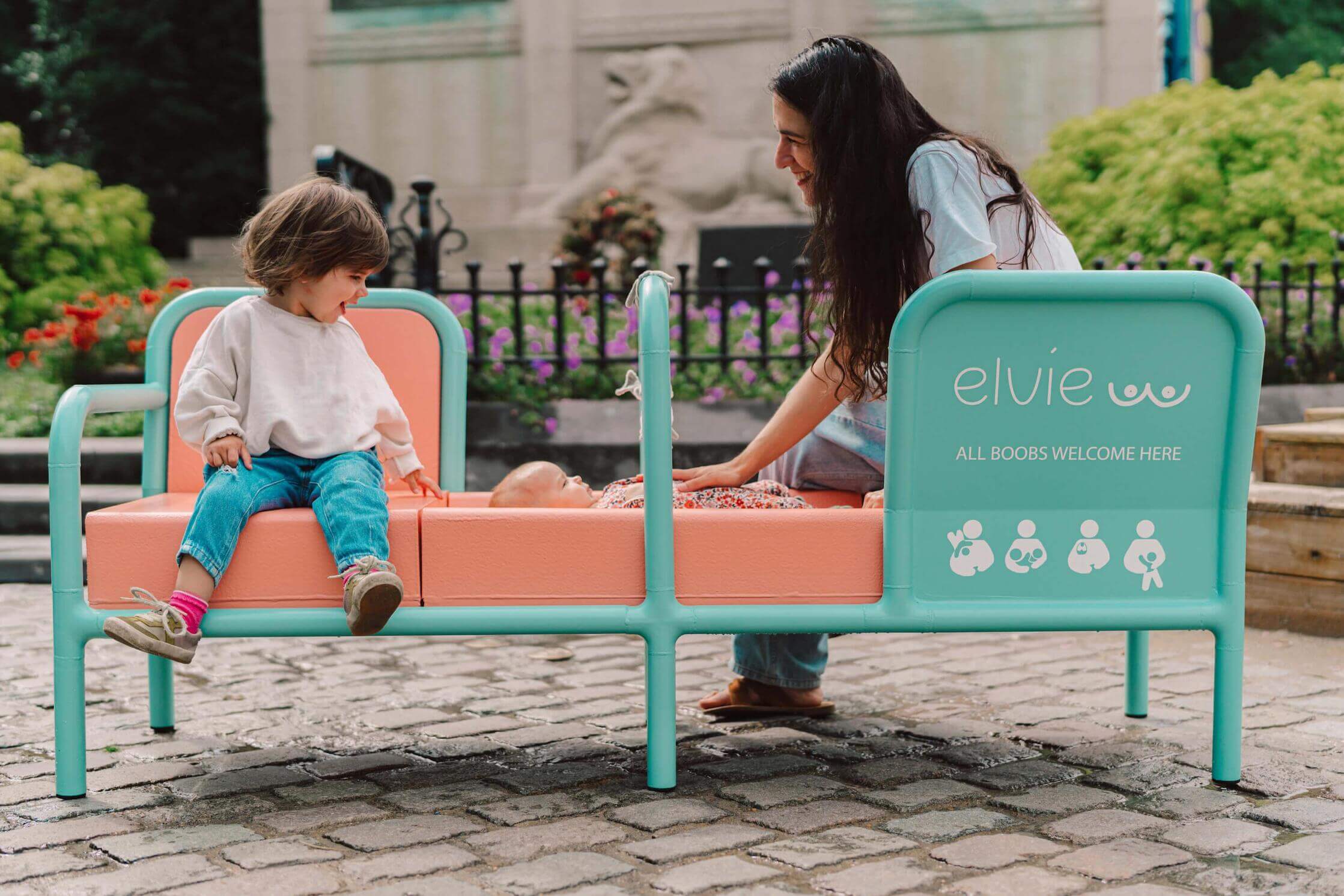 Breastfeeding Bench, Elvie, Campaigns of the World