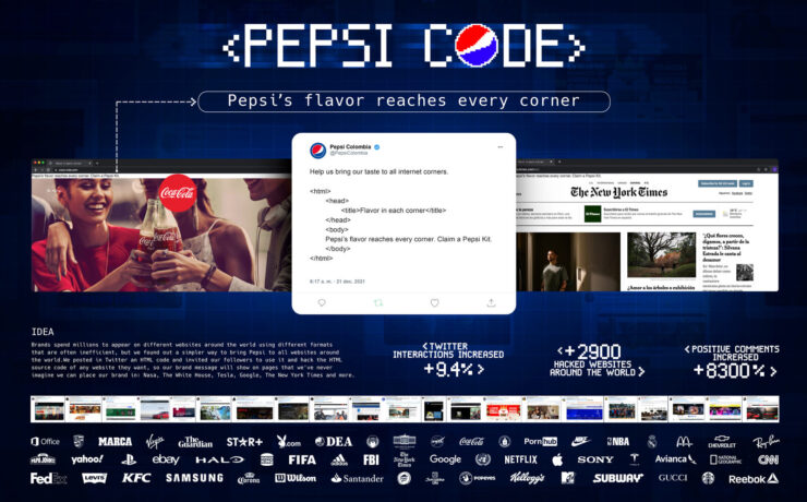 Pepsi code, campaigns of the world