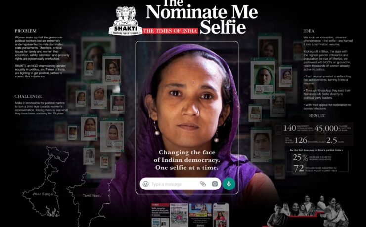 The nominate me selfie, campaigns of the world