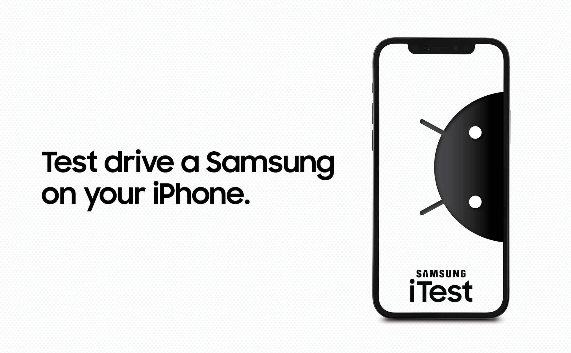 Test drive Samsung, on your iPhone | Samsung iTest