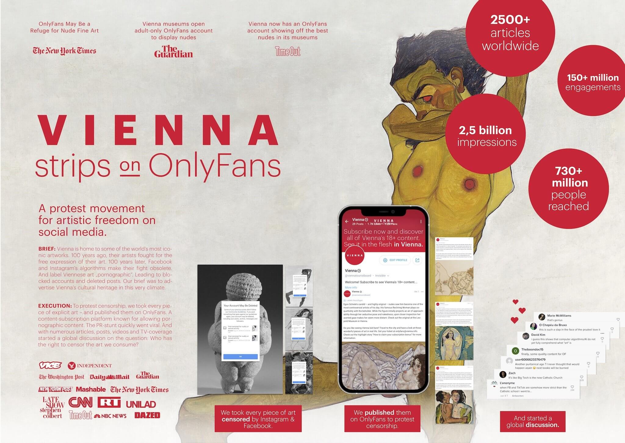 Vienna strips on OnlyFans, Campaigns of the world, Vienna Tourist Board