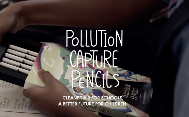 Pollution capture pencils, otrivin, campaigns of the world