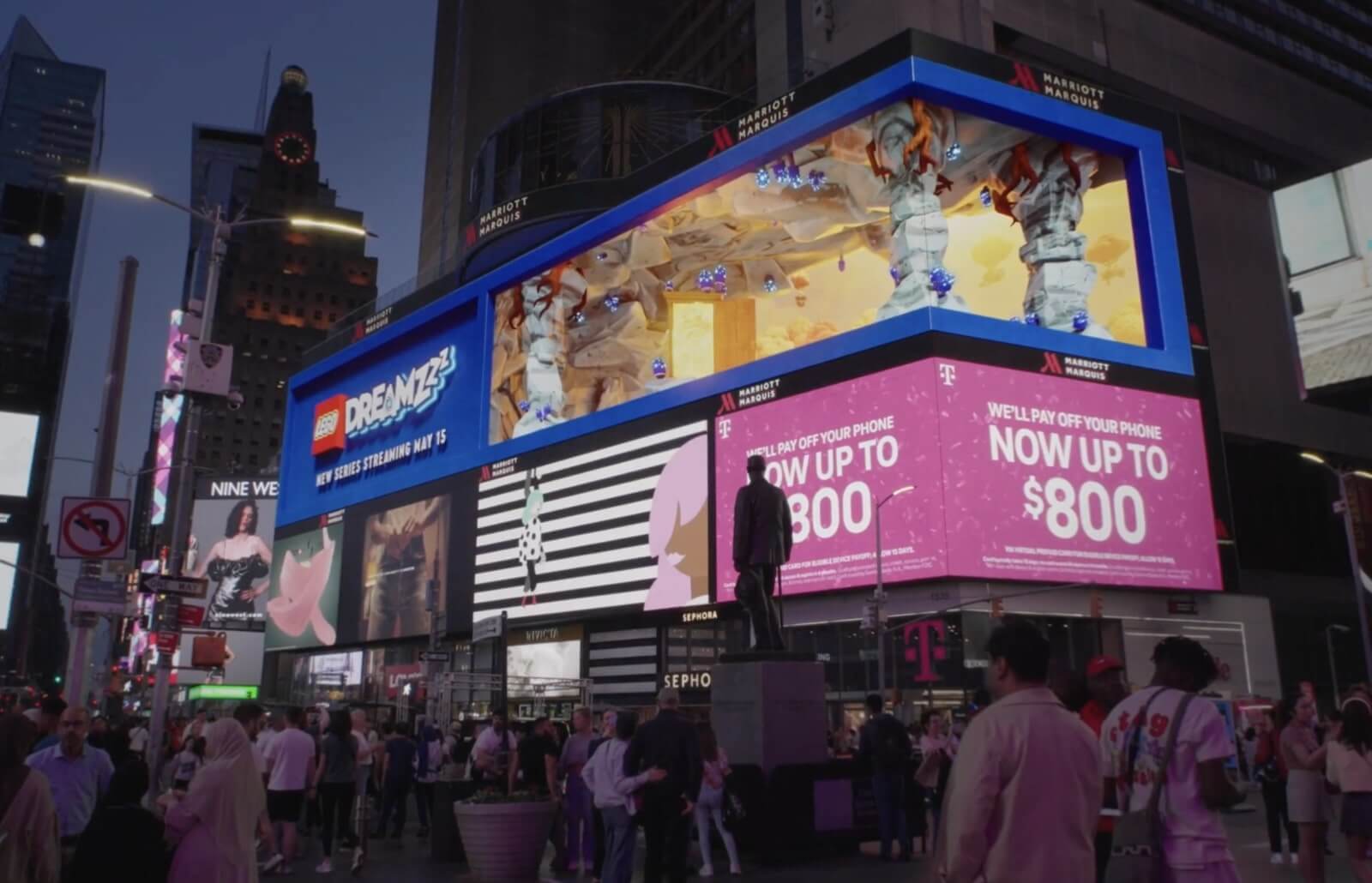 LEGO DreamZzz, Billboard, Campaigns of the world