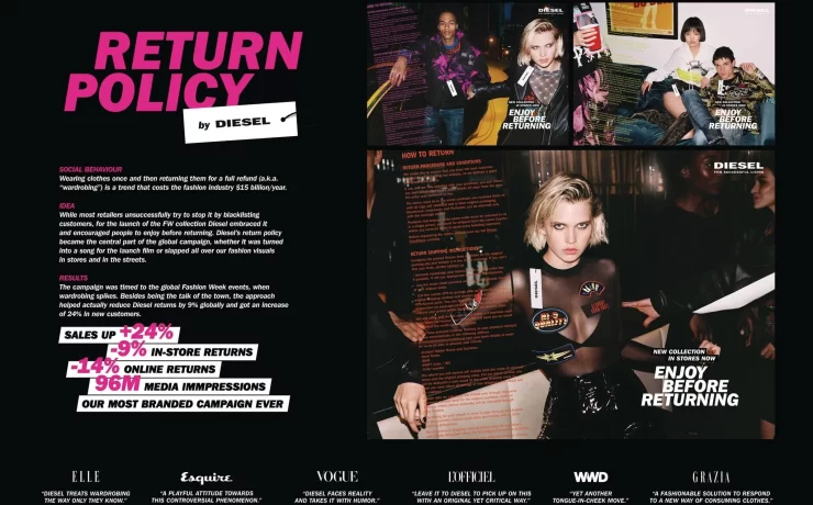 Diesel, Enjoy Before Returning, Fashion Trend, Campaigns of the world