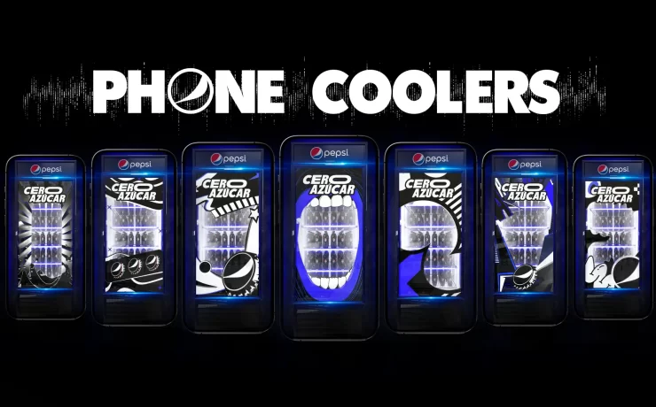 Pepsi phone coolers