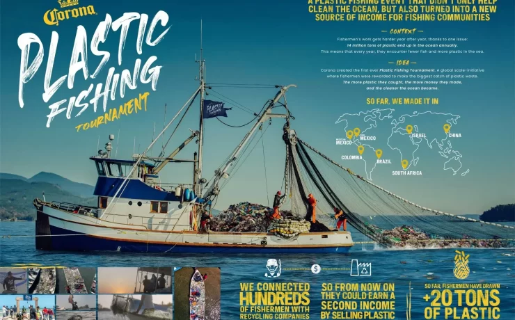 Corona plastic fishing tournament, corona beer, campaigns of the world