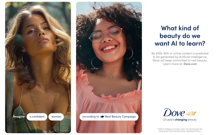 The dove code, impact of ai, beauty, campaigns of the world