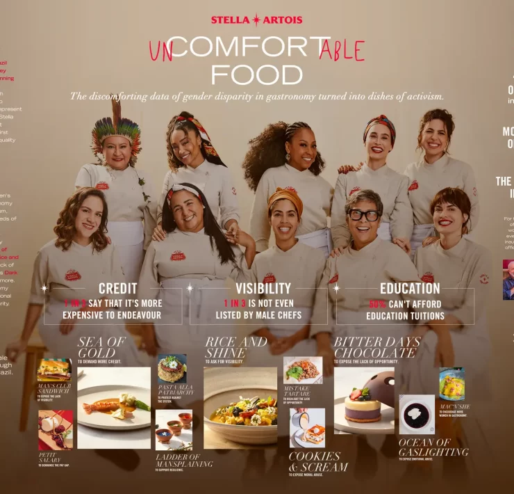 Uncomfortable Food, Stella Artois, Empowering Women Chefs, Campaigns of the world