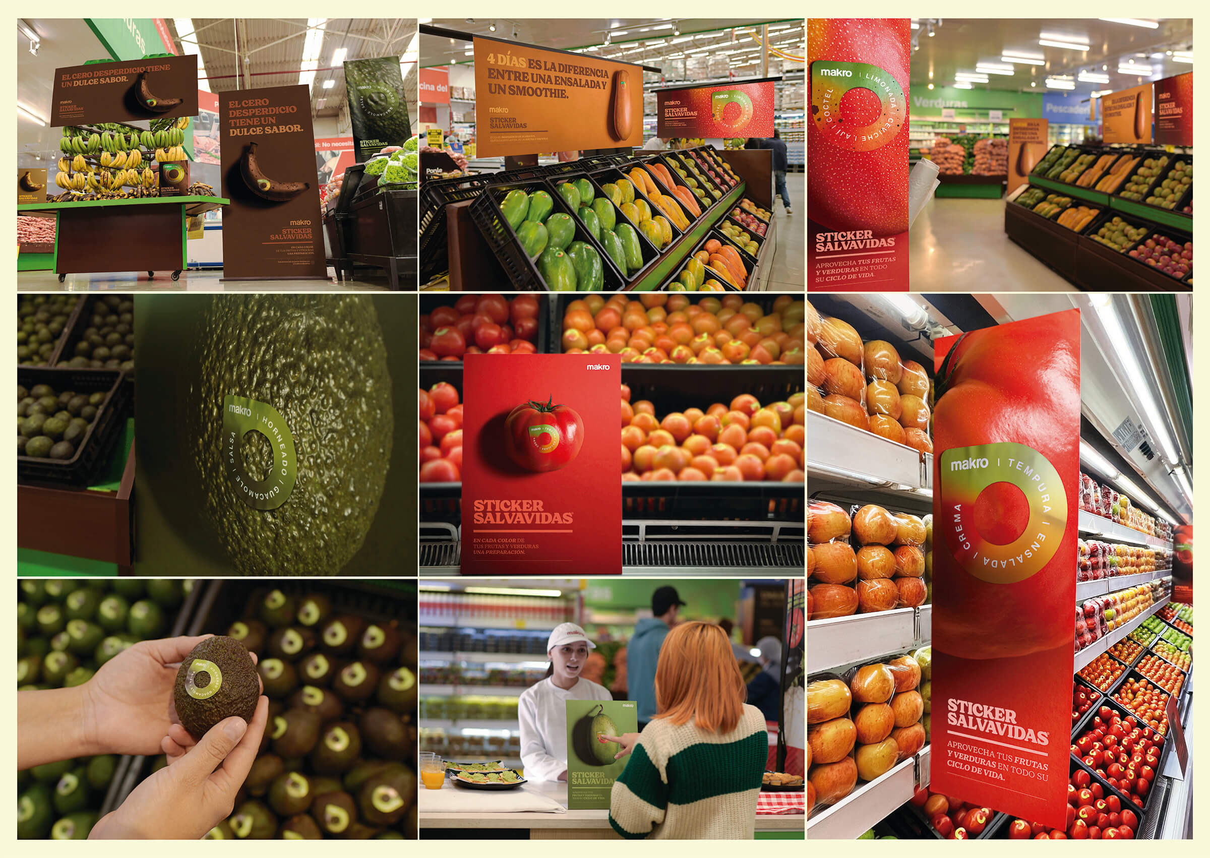 Makro Life Extending Stickers, Trick to reduce Food Waste, Campaigns of the world