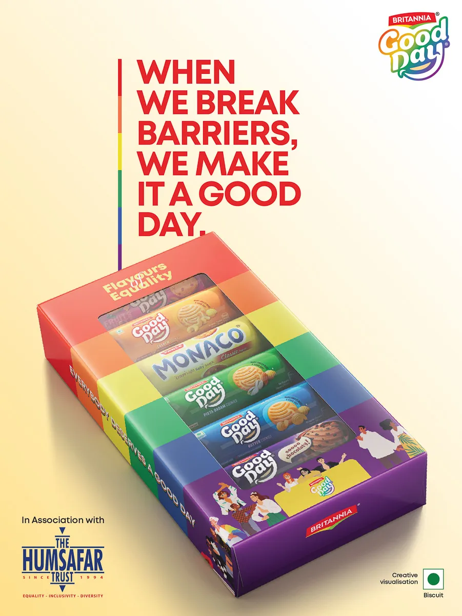 Britannia and Parle Pride Campaign, Pride Month Campaign, Flavours of Equality, Campaigns of the World