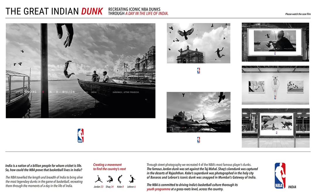 NBA India The Great Indian Dunk, Campaigns of the World