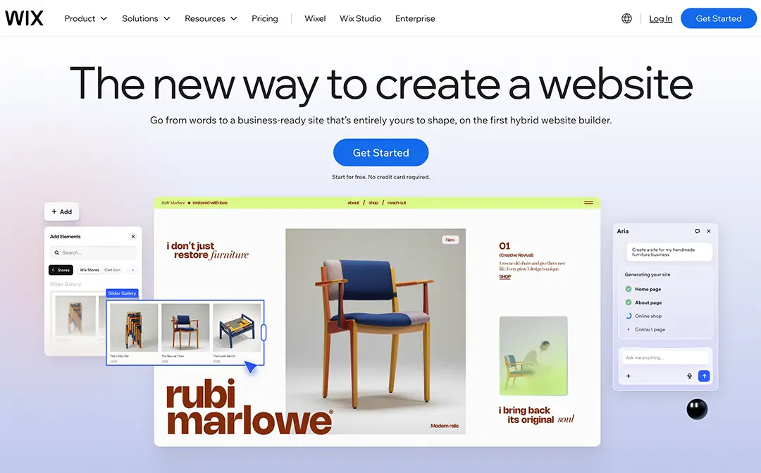 Top 3 AI Website Builders, Design.com, Wix and Hostinger