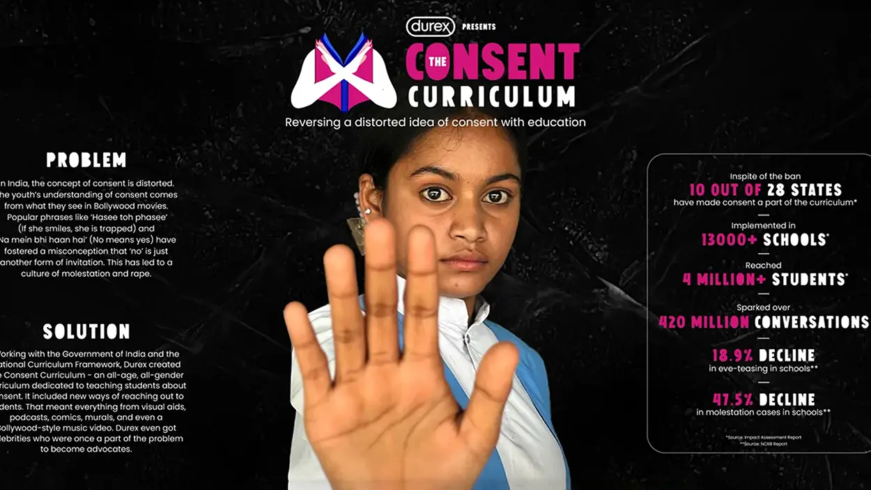 Durex Consent Curriculum campaign on sex education
