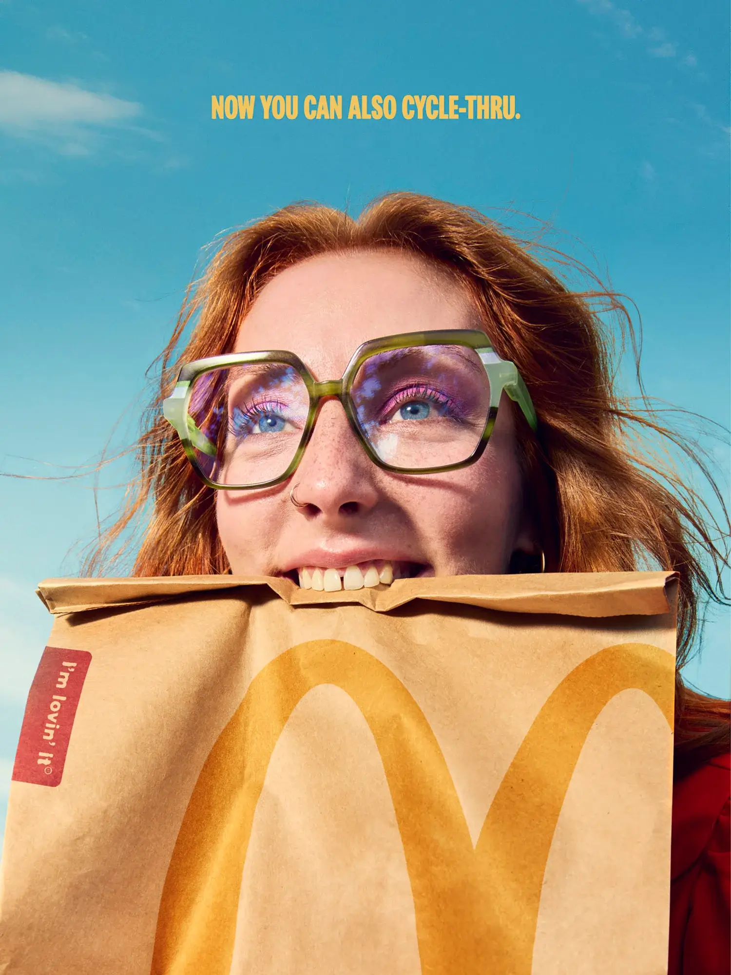 McDonald's "Now you can also cycle-thru" Lets Cyclists Pull Up to the Drive-Thru 6 McDonald's cycle-thru creative print ads on World Sustainable Transport Day