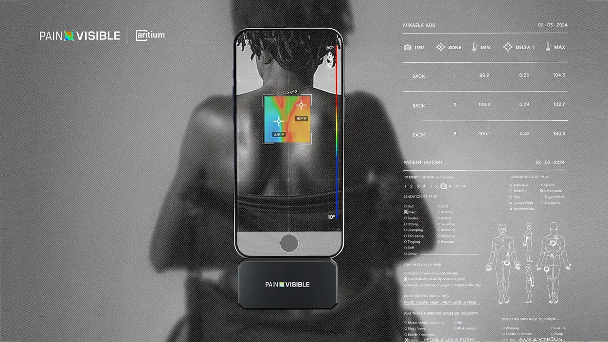 How the Painvisible campaign uses AI and thermal imaging