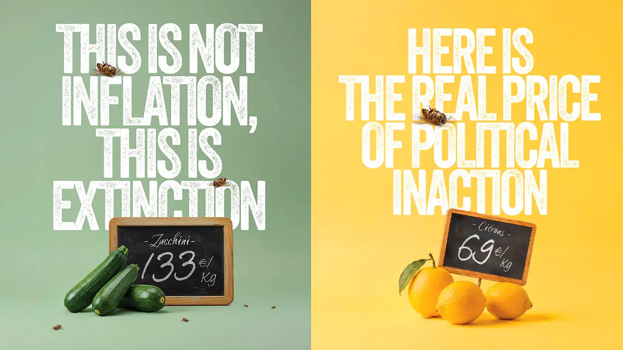 The Price of a World Without Bees by TBWA Paris and Terre d'Abeilles