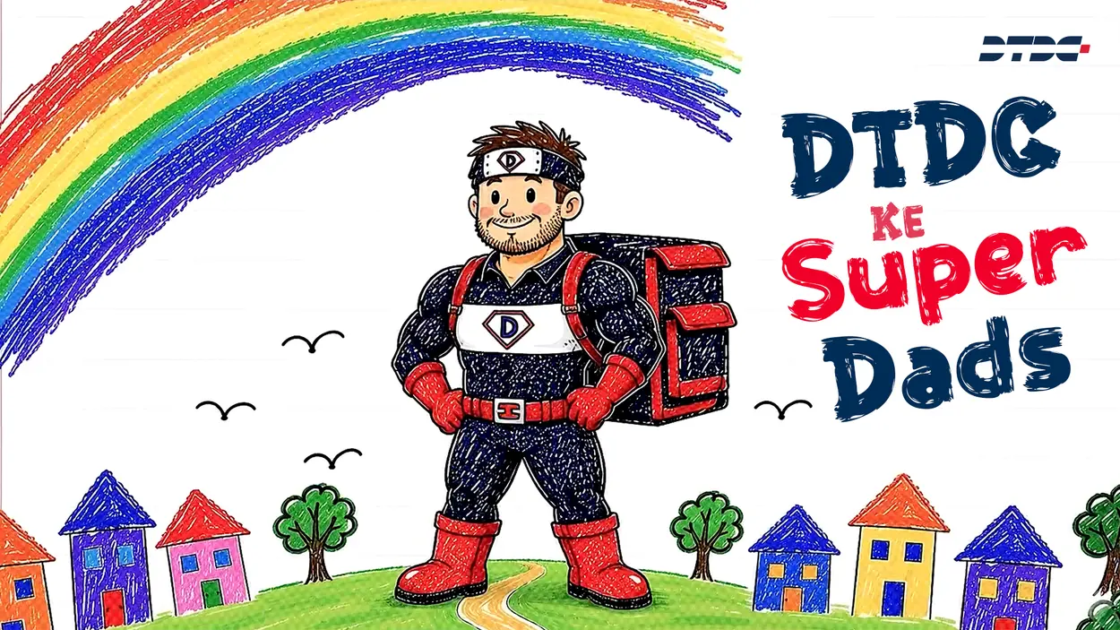 DTDC Ke SuperDads Father's Day campaign featuring a child describing his delivery executive father as a superhero