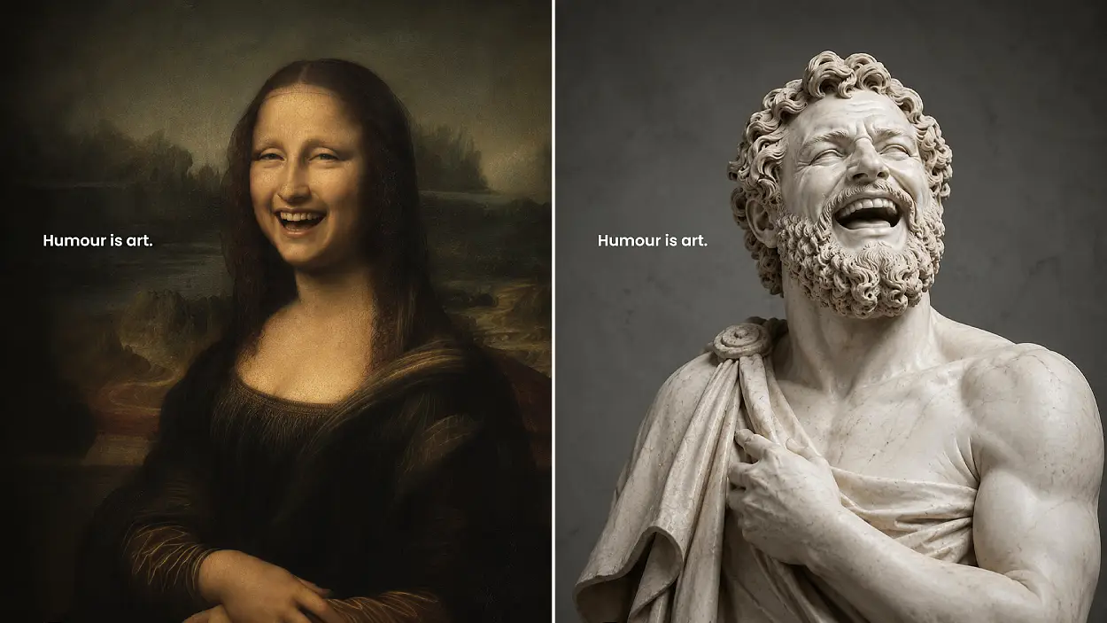 humour is art campaign umorismosenzafiltri