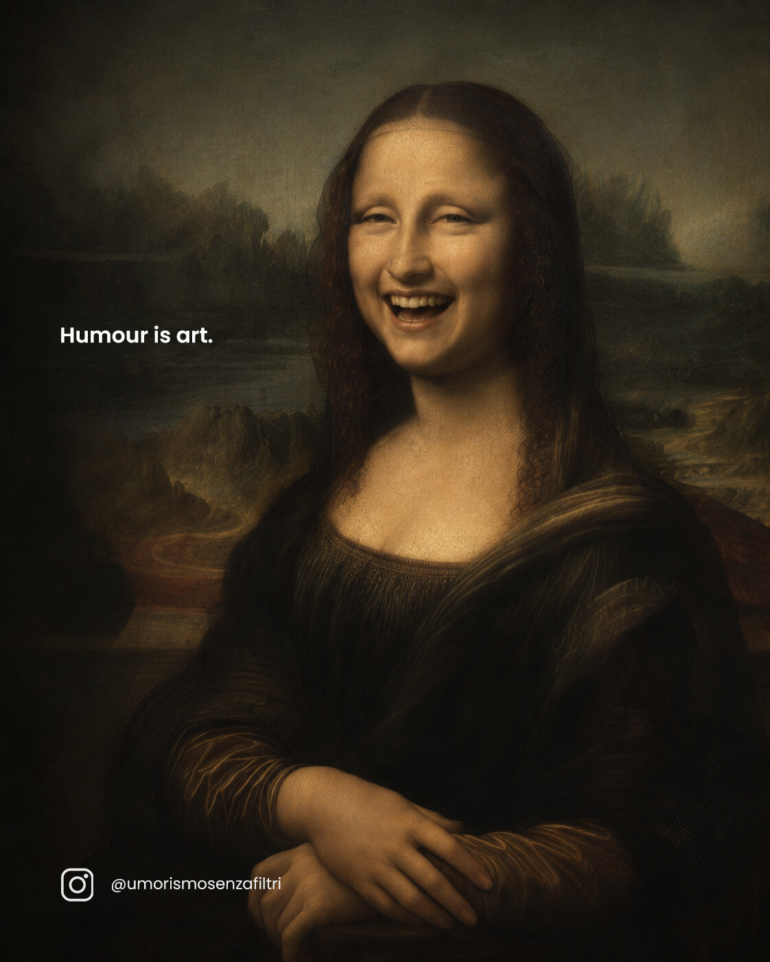 Humour is Art Campaign Turns Classical Icons Into Comic Relief 2 Humour is art campaign showing classical paintings laughing