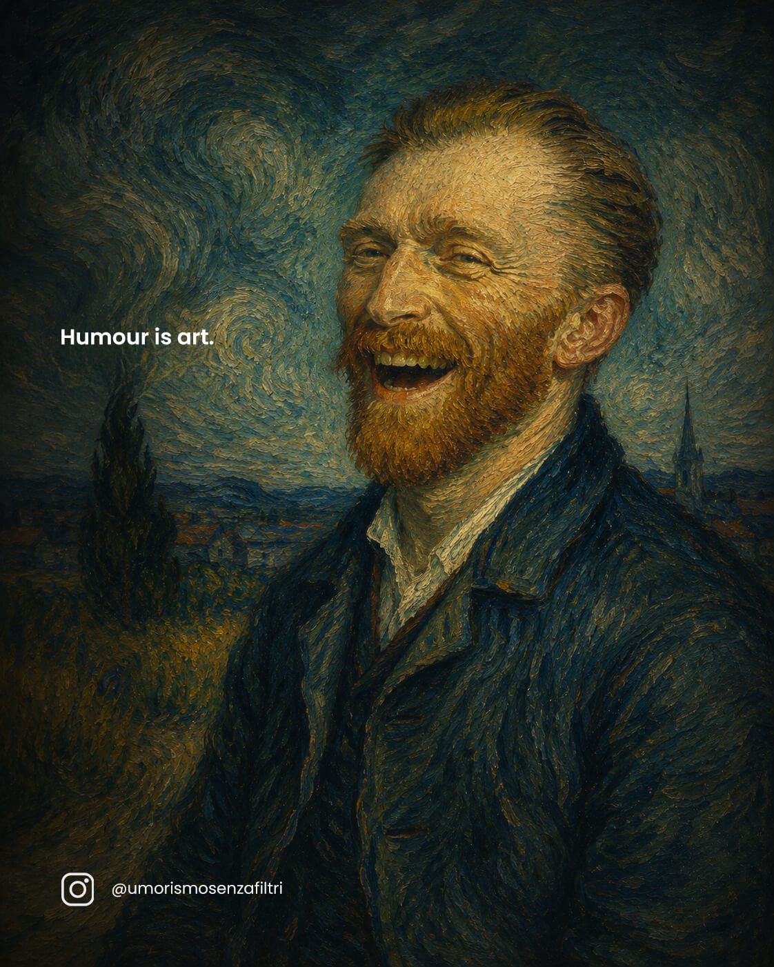 Humour is Art Campaign Turns Classical Icons Into Comic Relief 6 Humour is art campaign showing classical paintings laughing