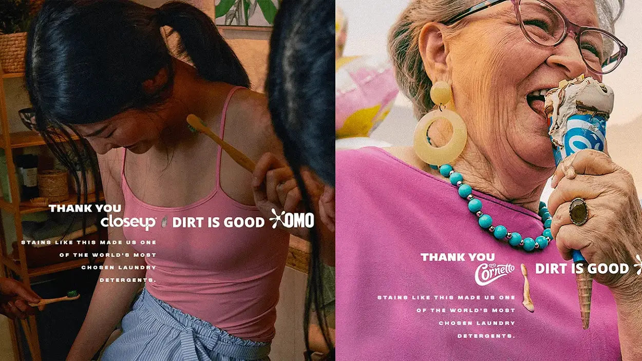 omo gratitude is good print ad featured