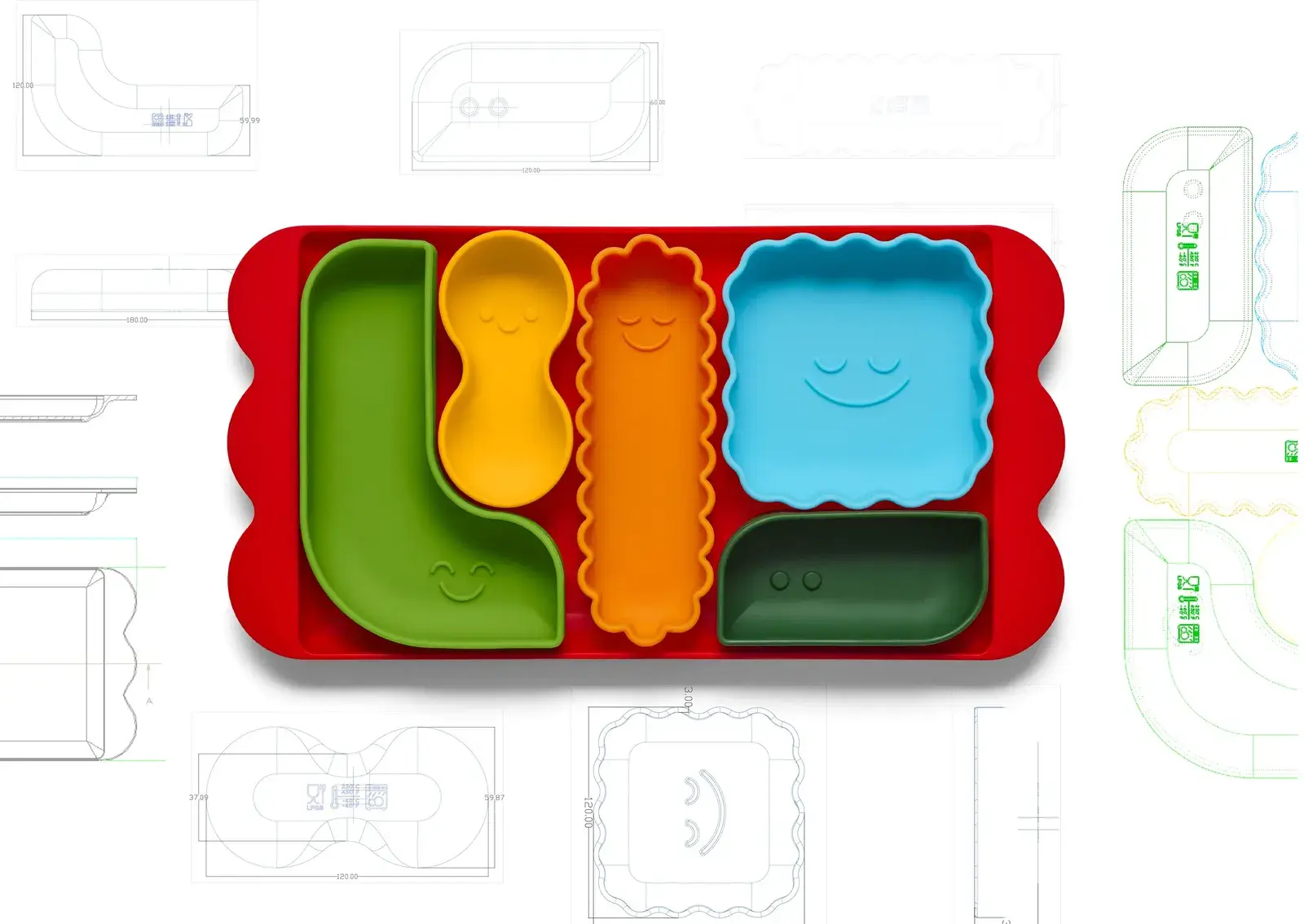 Colorfood campaign promoting healthy eating for children