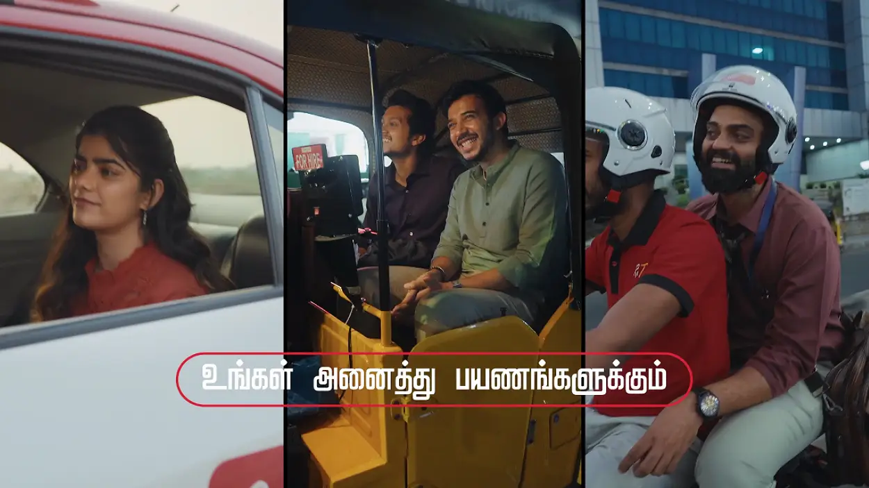 STOM Productions Turns RedTaxi's Service Expansion into a Memorable Brand Mnemonic 1 Cab Auto Bike-na, Red Taxi dhan