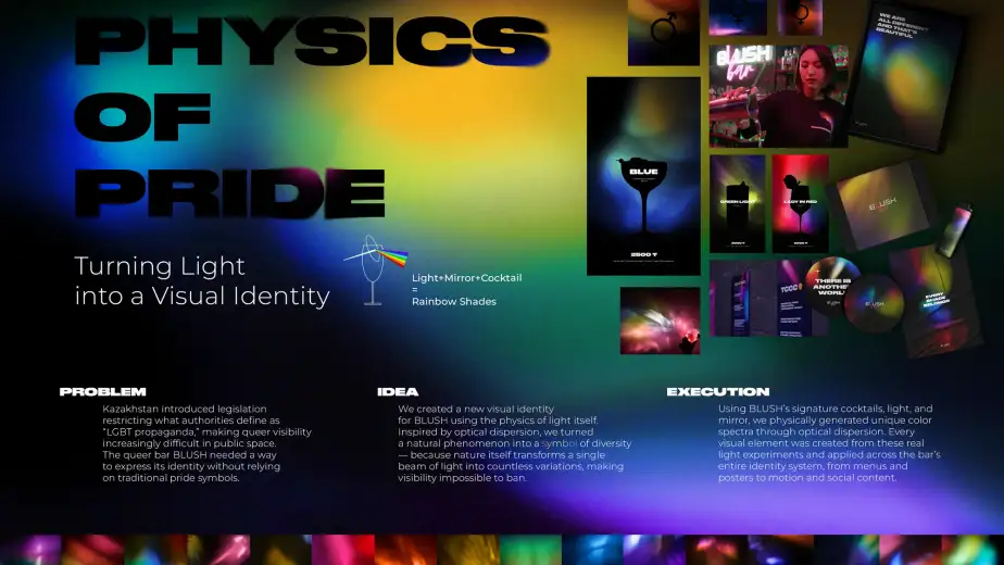 Physics of Pride: BLUSH Turns Light Into Identity