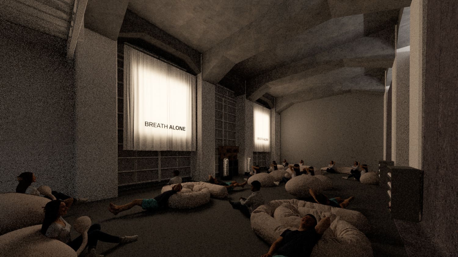BREATH ALONE listening experience by REBOO and PINPIN STUDIO at SKAC
