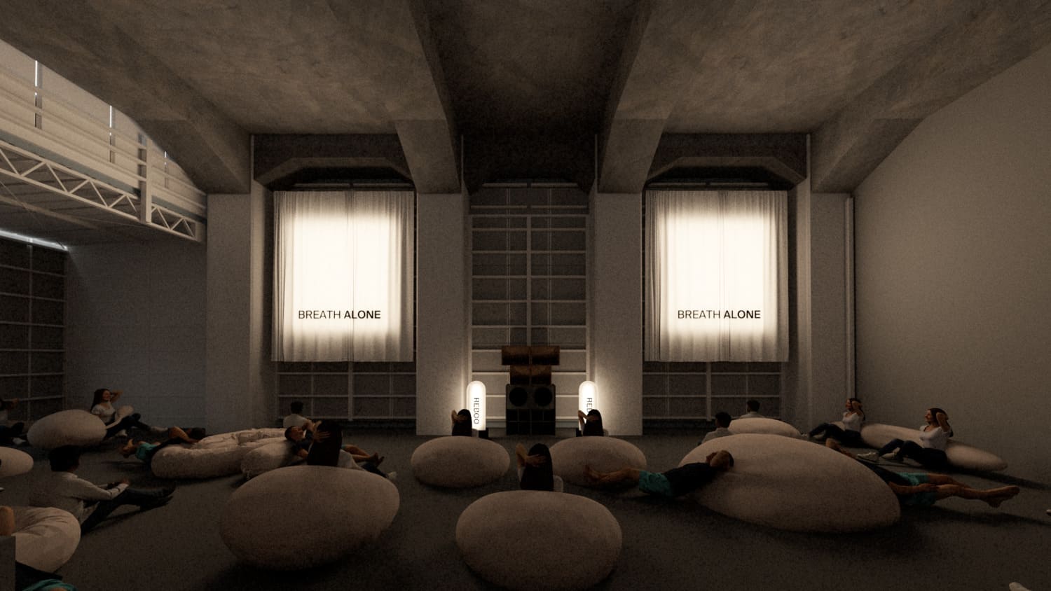 BREATH ALONE listening experience by REBOO and PINPIN STUDIO at SKAC