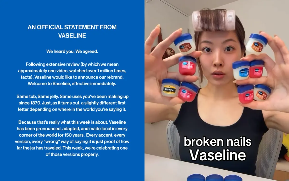 Vaseline BASELINE campaign and Min Day Lee