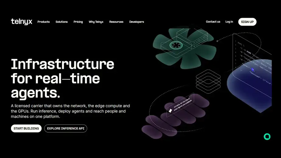 Telnyx voice AI infrastructure