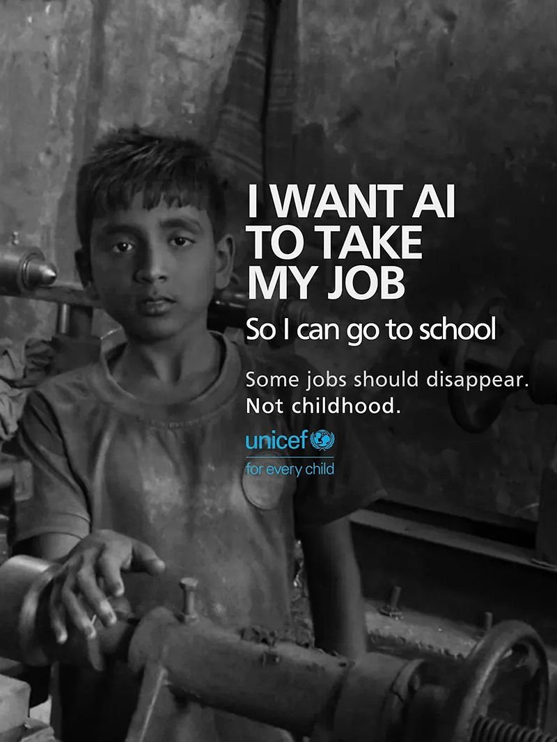 I Want AI to Take My Job: UNICEF’s Sharp Take on Child Labour